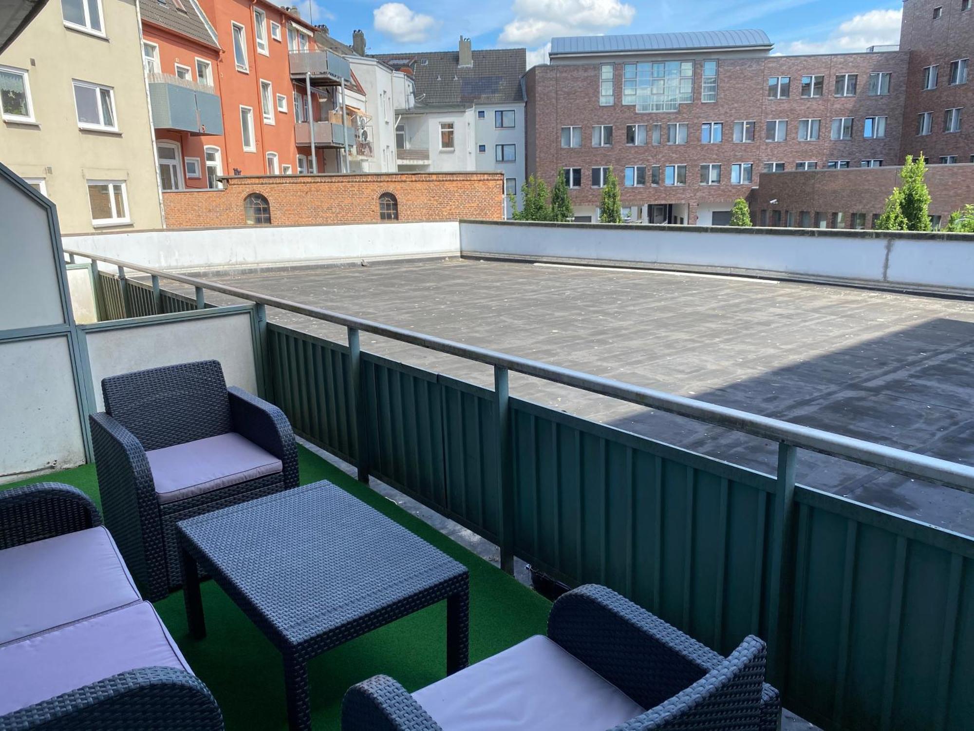 1,5-Zimmer Apartment Mit Balkon Am Hauptbahnhof Neumünster Exteriör bild
